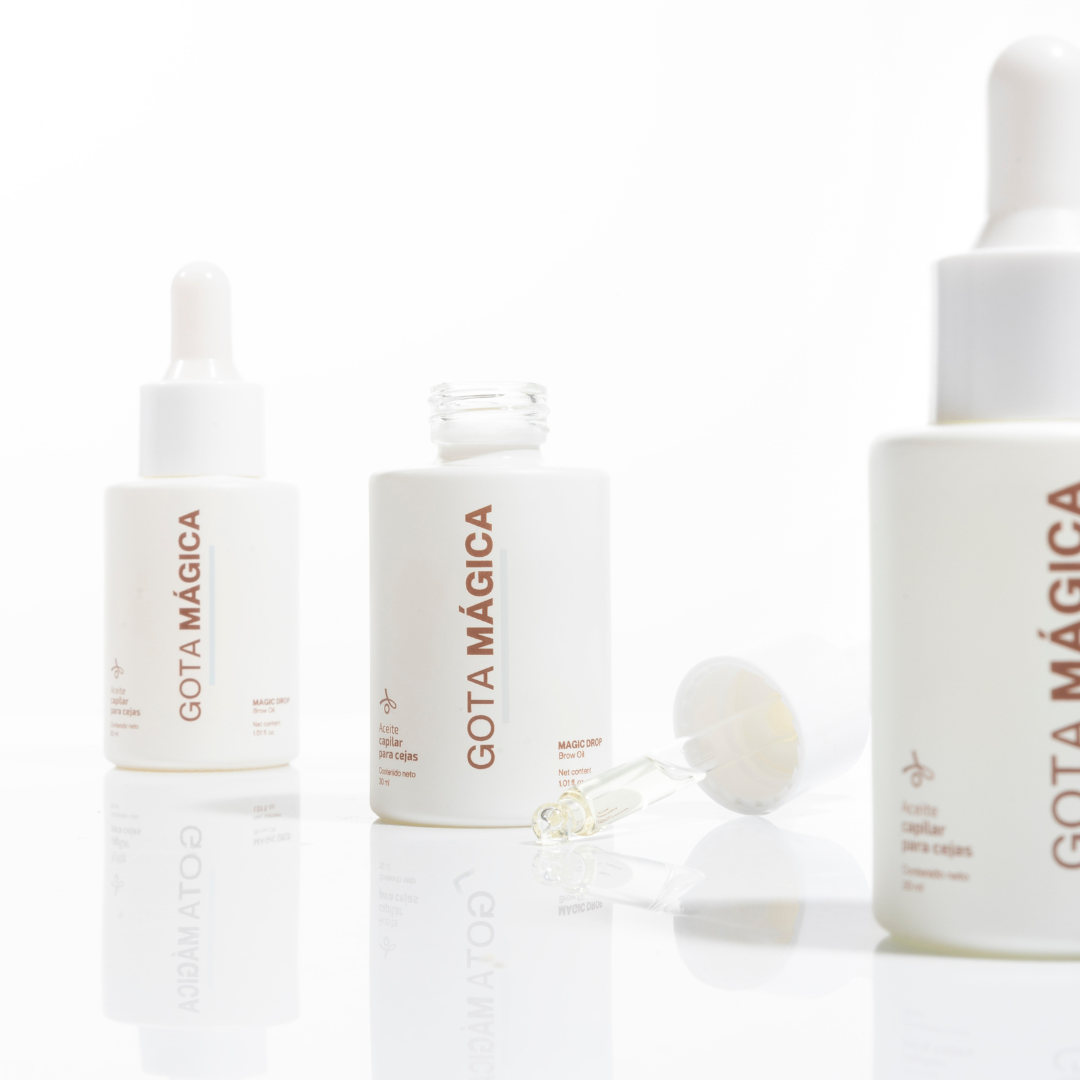 Gota Mágica, aceite capilar para cejas, cuero cabelludo y piel