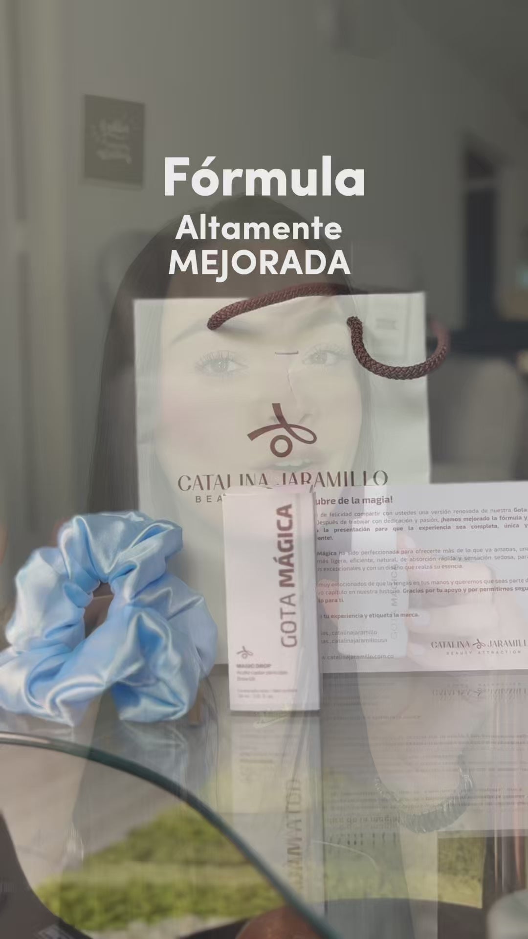 Gota Mágica, aceite capilar para cejas, cuero cabelludo y piel