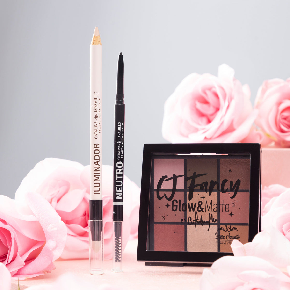 Kit Rosa | Lápiz Neutro + CJ Fancy + Iluminador | $107.900