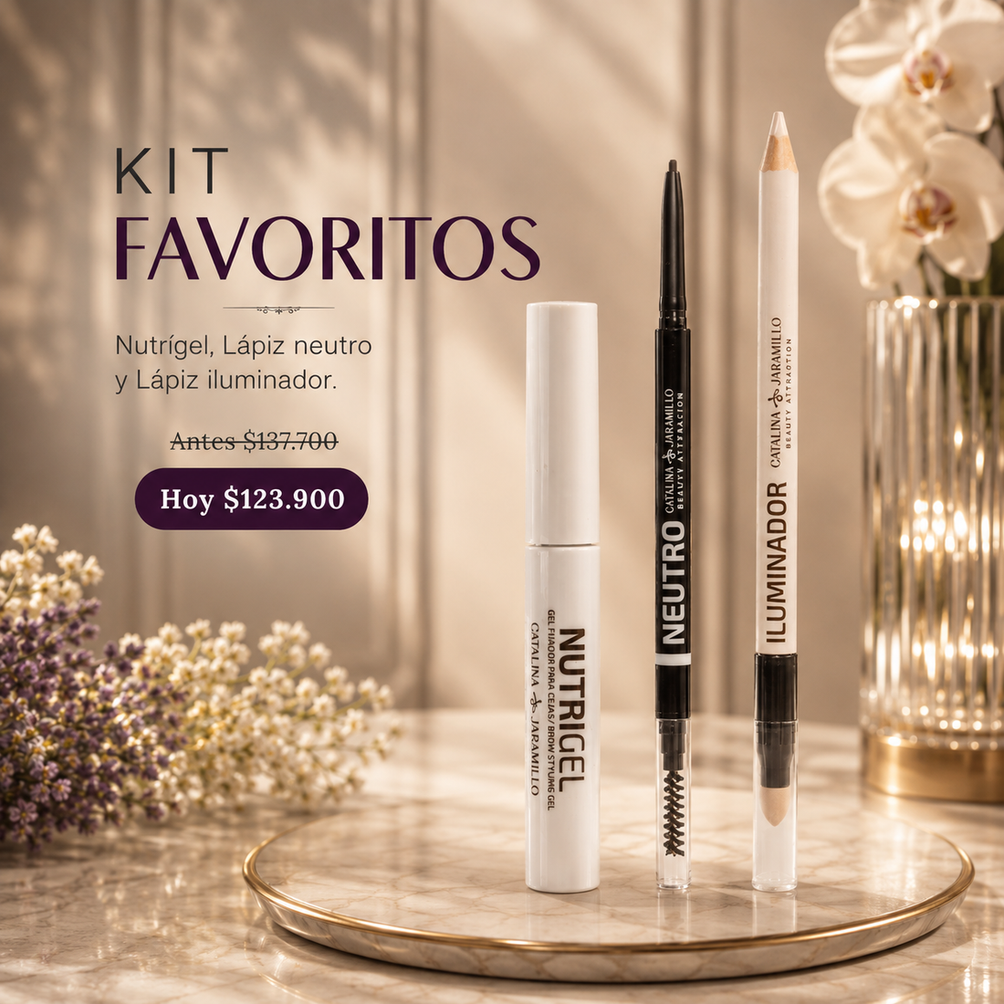 Kit Favoritos | Fijación, definición y luz.