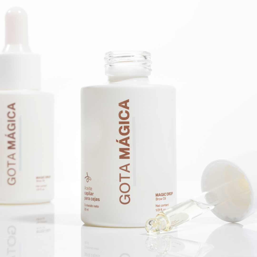 Gota Mágica, aceite capilar para cejas, cuero cabelludo y piel