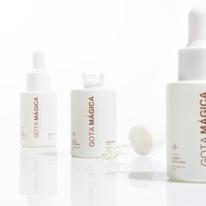 Gota Mágica, aceite capilar para cejas, cuero cabelludo y piel