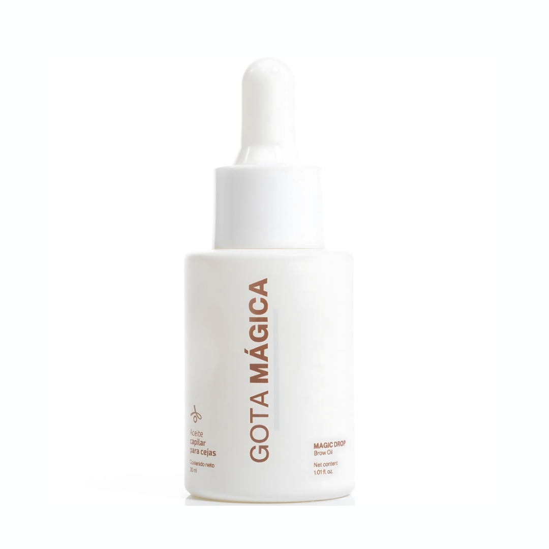 Gota Mágica, aceite capilar para cejas, cuero cabelludo y piel