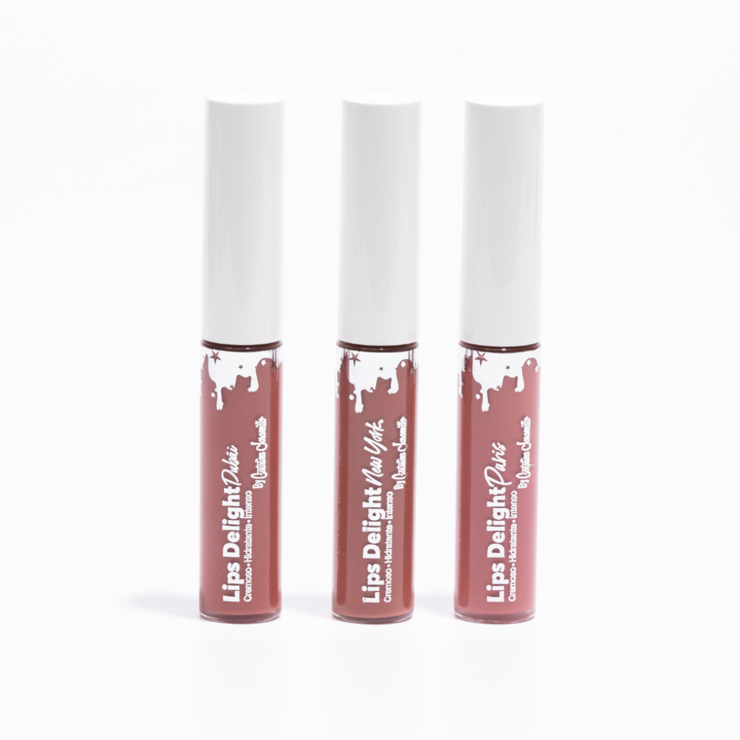Lips Delight | Kit 3 de labiales Nude