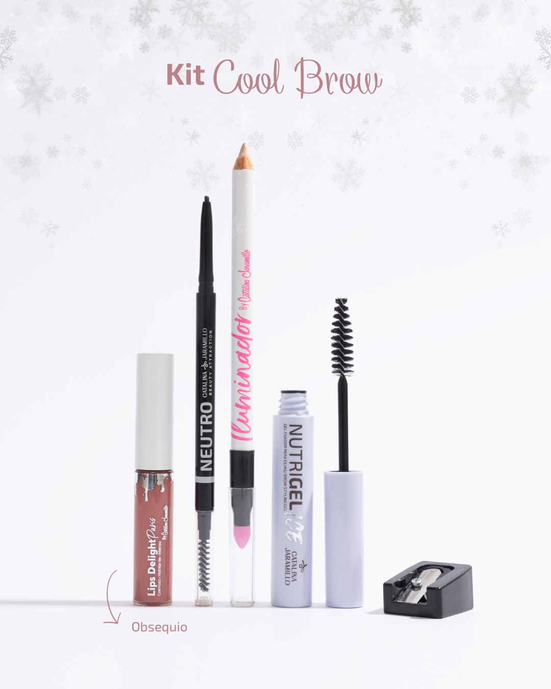 Kit Cool Brow | El kit perfecto para una mirada navideña impecable.